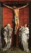 Christus on the Cross with Mary and St John Rogier van der Weyden